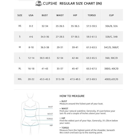 Cupshe Womens One-Piece Swimsuit Large Black V-Wire Plunge Neckline Cross Back - Picture 10 of 10